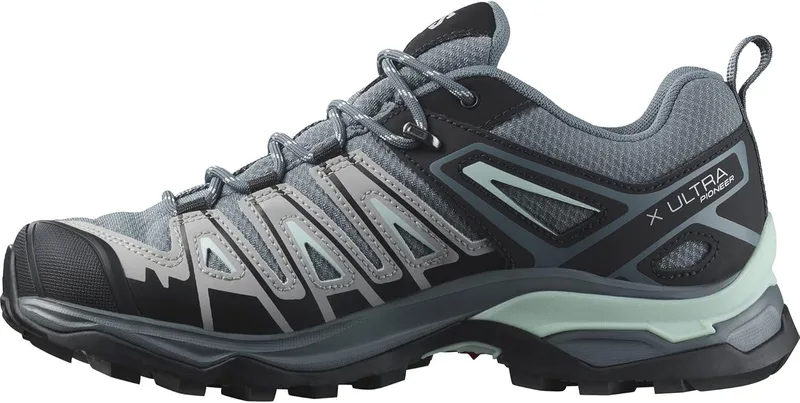 SALOMON X Ultra Pioneer Gore-Tex Sapatos de exterior para mulher, Todas as condições climatéricas, Apoio seguro do pé, Estabilidade e amortecimento