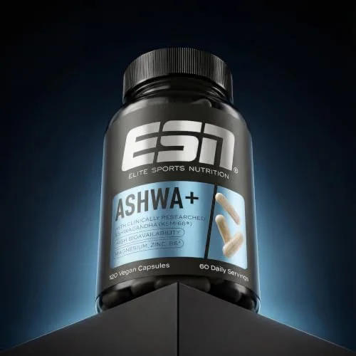 ESN ▫️ Ashwa + extrato patenteado de raiz de Ashwagandha KSM-66®, 120 cápsulas 2