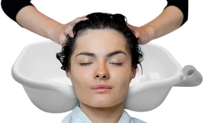 PEPE Mobility ▫️ Lavacabeças Portátil para Casa e Cama, Rígido, para Pacientes Acamados