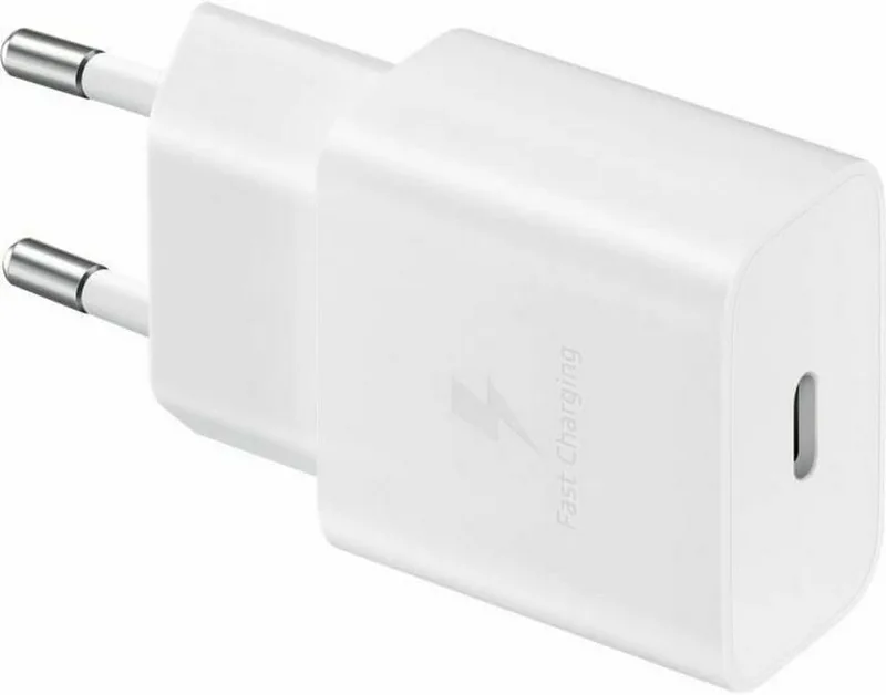 Samsung ▫️ Carregador de parede USB Tipo C 15 W PD AFC Branco (EP-T1510NWEGEU)