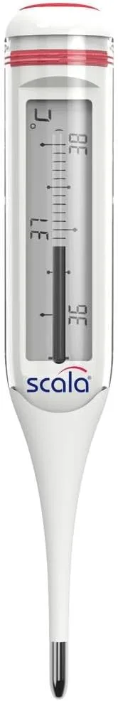 scala ▫️ Termómetro clínico digital SC 1493 Flex 10 seg, ecrã clássico, branco