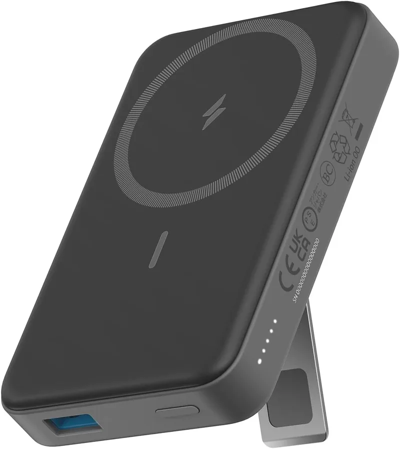 Anker ▫️ 633 Bateria Externa Magnética, Power Bank Sem Fios Dobrável de 10 000 mAh, Compatível com as séries iPhone 17/16/15 e outras