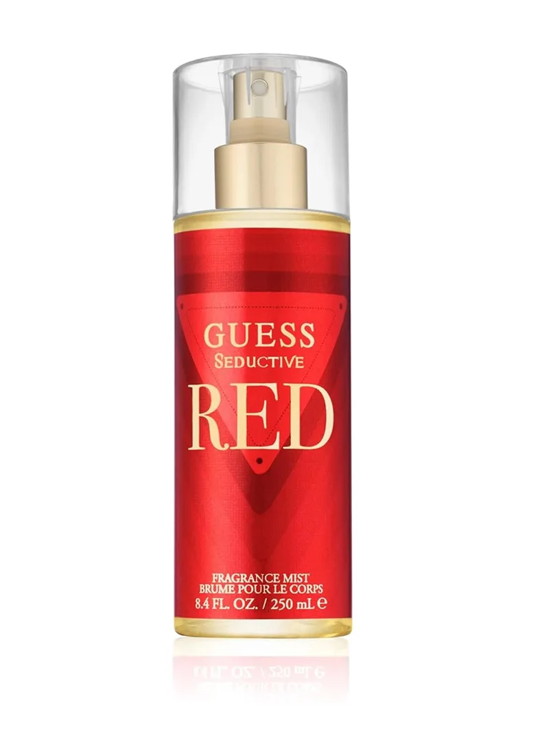 GUESS ▫️ Seductive Red, Água de Colónia para Mulher, Fragrância Gourmand, Cereja, Baunilha, Pimenta Rosa, Aroma Sedutor, 250 ml