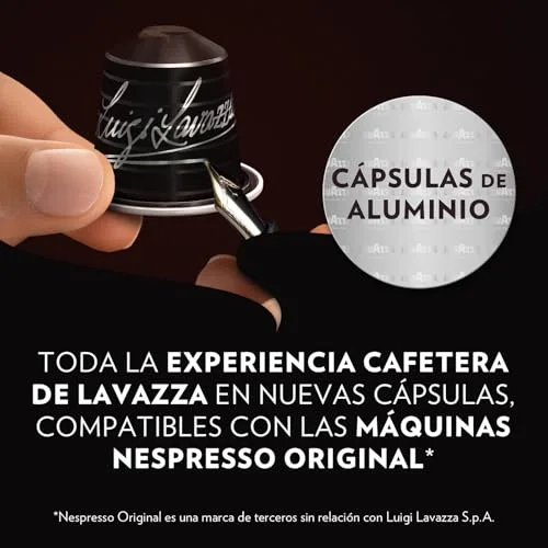 Lavazza ▫️ Espresso Maestro Intenso, Cápsulas de café compatíveis com máquinas Nespresso Original, com notas de bolachas, Arábica e Robusta, intensidade 11/13, torra média, 10 embalagens de 10 cápsulas 2