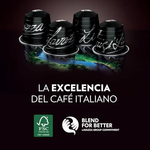 Lavazza ▫️ Espresso Maestro Intenso, Cápsulas de café compatíveis com máquinas Nespresso Original, com notas de bolachas, Arábica e Robusta, intensidade 11/13, torra média, 10 embalagens de 10 cápsulas 3