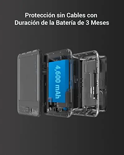 EZVIZ ▫️ Mirilla digital para porta com ecrã tátil a cores de 4,3'', câmara de vídeo, campainha sem fios e monitor com bateria recarregável de 4600 mAh, deteção de movimento PIR, áudio bidirecional, modelo CP4 6