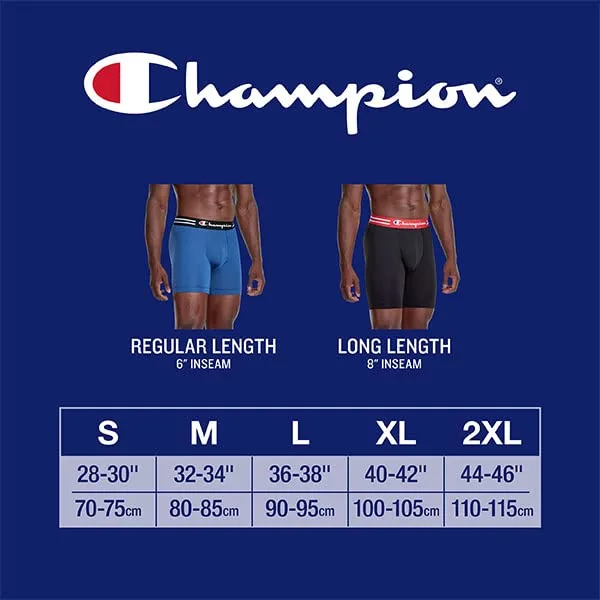 Champion ▫️ Everyday Cotton Stretch – Conjunto de 3 peças de roupa interior masculina (Conjunto de 3) 7