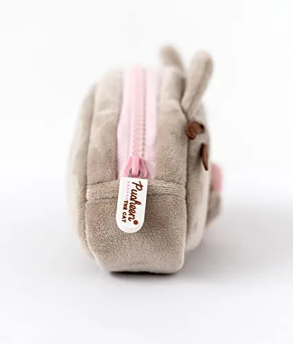 Grupo Erik ▫️ Estojo Escolar Pusheen Foodie Collection - Estojo de peluche Pusheen, Estojo retangular para o regresso às aulas - Estojo para meninas - Produto com licença oficial, Pusheen de peluche, cinzento 3