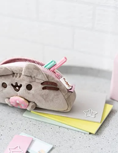 Grupo Erik ▫️ Estojo Escolar Pusheen Foodie Collection - Estojo de peluche Pusheen, Estojo retangular para o regresso às aulas - Estojo para meninas - Produto com licença oficial, Pusheen de peluche, cinzento 5