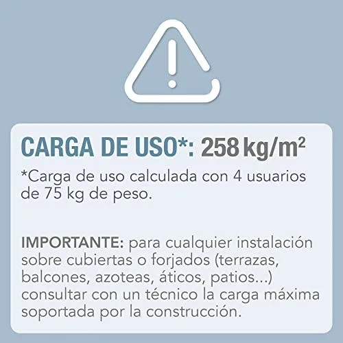 Intex ▫️ 55090 - Spa insuflável para uso exterior e interior para 4 pessoas, dimensões 175 x 175 cm, capacidade de 795 litros, temperatura da água 10 °C – 40 °C, spa insuflável, banheira 2
