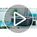 Intex ▫️ 55090 - Spa insuflável para uso exterior e interior para 4 pessoas, dimensões 175 x 175 cm, capacidade de 795 litros, temperatura da água 10 °C – 40 °C, spa insuflável, banheira 7