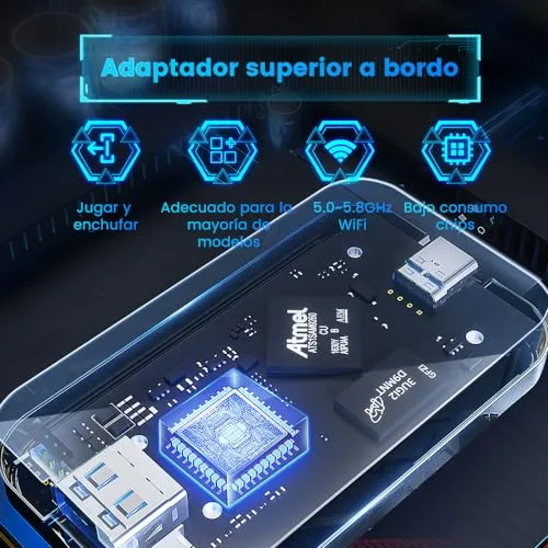 Carlinkit ▫️ Adaptador sem fios 3.0 para CarPlay, compatível com Audi/Porsche/Volvo/Mercedes/VW/KIA/Hyundai, configuração de dois cabos 4