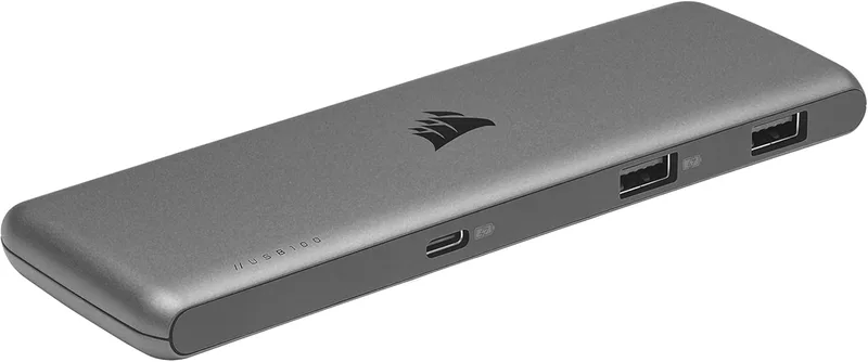 Corsair ▫️ Usb100 Usb 3.2 Gen 1 [3.1 Gen 1] TypE-C Nero (Usb100 - Hub - 7 Porte)