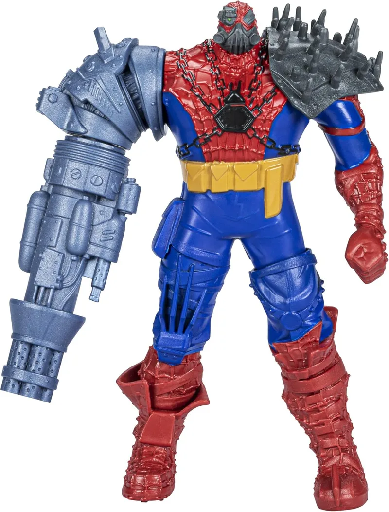 Marvel ▫️ Figura Deluxe Cyborg do Homem-Aranha SPD Verse 6IN