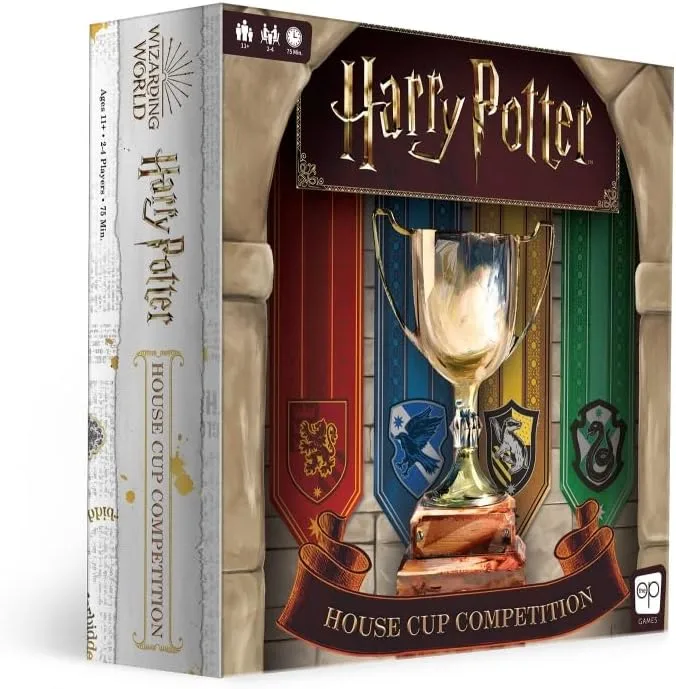 USAopoly ▫️ Jogo de tabuleiro Harry Potter O Cálice das Casas, para maiores de 12 anos.