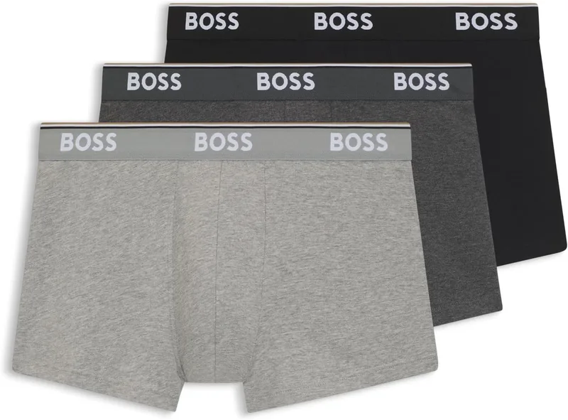 BOSS ▫️ Cuecas Boxer para homem (pack de 3)