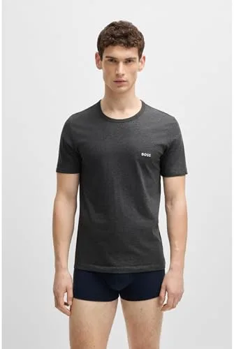 HUGO BOSS ▫️ Camiseta BOSS RN 3P Classic, Open Miscellaneous 961, M para homem 4