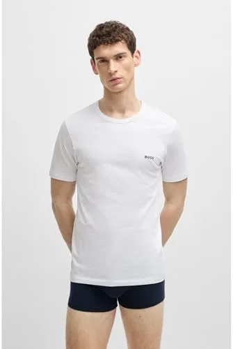 HUGO BOSS ▫️ Camiseta BOSS RN 3P Classic, Open Miscellaneous 961, M para homem 5