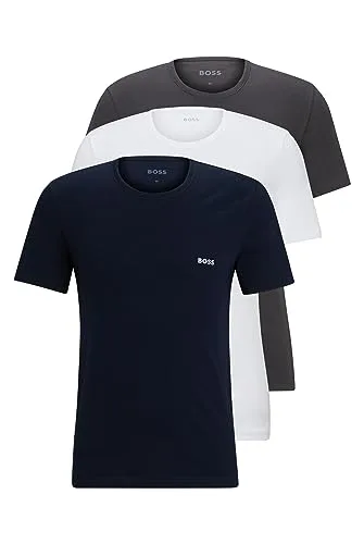 HUGO BOSS ▫️ Camiseta BOSS RN 3P Classic, Open Miscellaneous 961, M para homem 6
