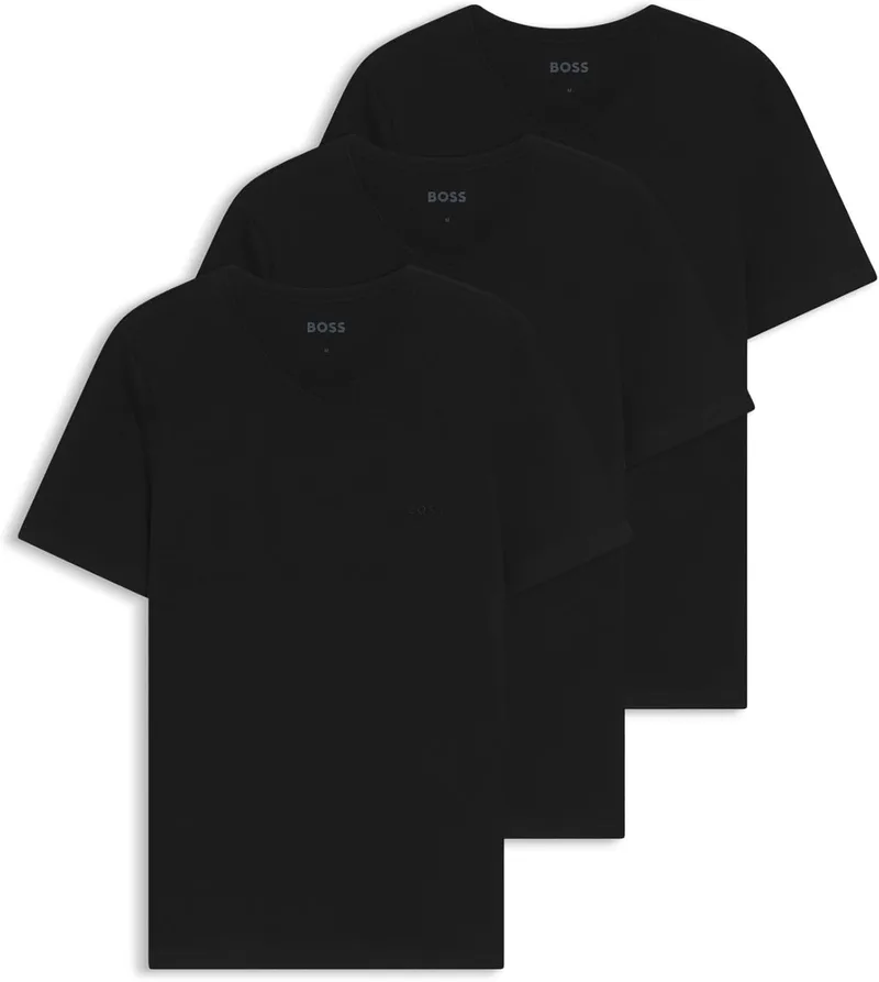 HUGO BOSS ▫️ Tshirtvn 3p Classic 10243514 01 T-Shirt para homem (Conjunto de 3)