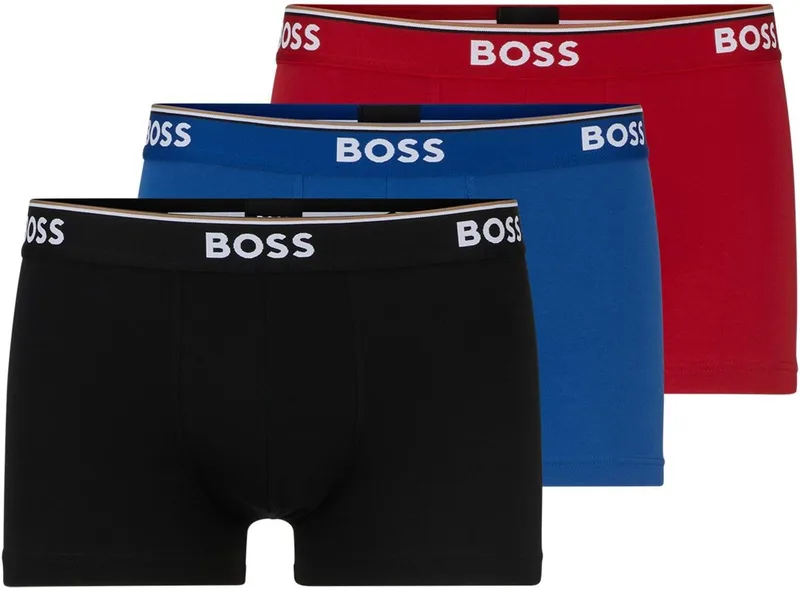 BOSS ▫️ Cuecas Boxer para homem (pack de 3)