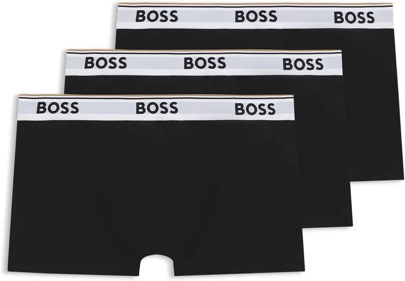 BOSS ▫️ Cuecas Boxer para homem (pack de 3)