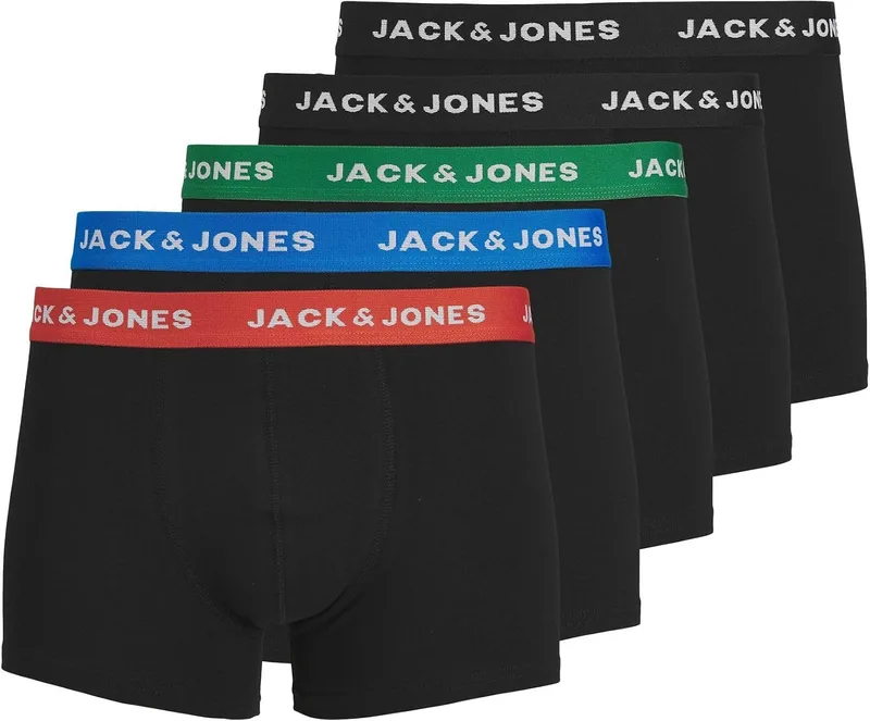 JACK & JONES ▫️ Calções - Conjunto de 5 Calções Electric Blue Lemonade M Electric Blue Lemonade M
