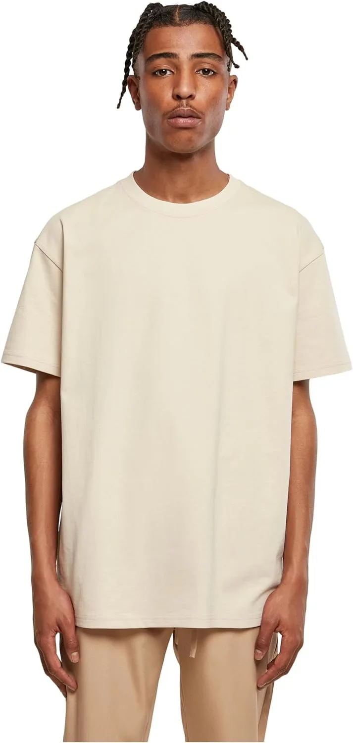 Urban Classics ▫️ T-shirt de manga curta para homem, t-shirt grossa de cor sólida para homem, estilo oversized, disponível em várias cores, tamanhos do S ao 5XL