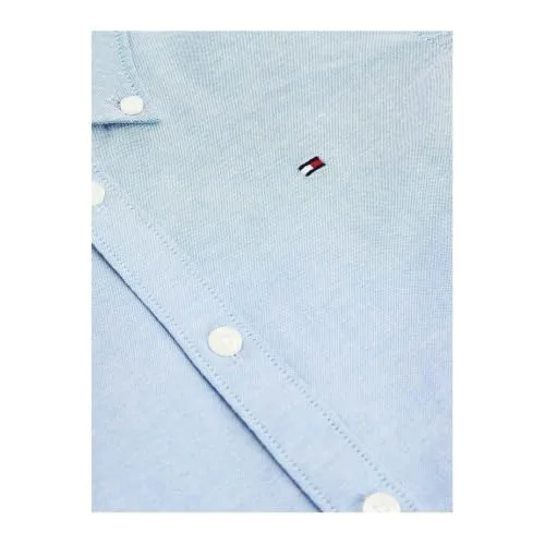 Tommy Hilfiger ▫️ Camisa para rapazes, modelo Oxford, em tecido elástico 3