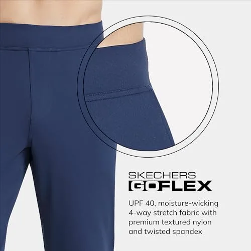 Skechers ▫️ Calças Go Walk Recharge de perna reta para homem 4