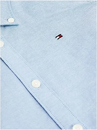Tommy Hilfiger ▫️ Camisa para rapazes, modelo Oxford, em tecido elástico 3