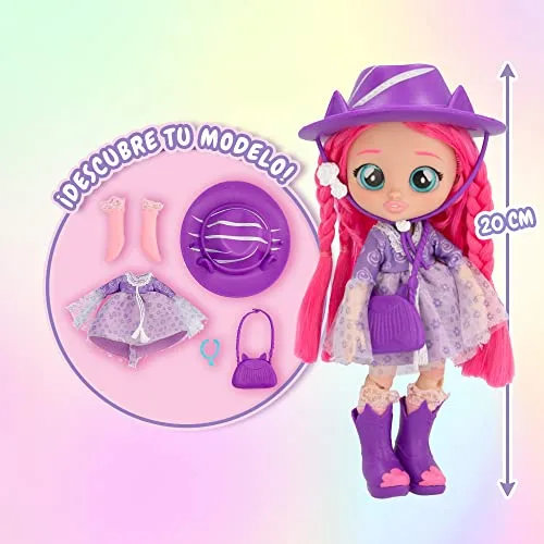 BFF BY CRY BABIES ▫️ BFF BY BEBÉS LLORONES Bebés Llorones Katie | Boneca colecionável na moda com cabelo comprido, roupa de tecido e 9 acessórios - Brinquedo ideal para meninas e meninos com mais de 5 anos 3