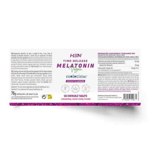HSN ▫️ Melatonina 1,9 mg de libertação sequencial | 120 comprimidos mastigáveis 2