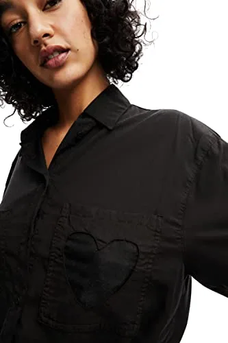 Desigual ▫️ Camisola de manga comprida preta, tamanho M para homem 4