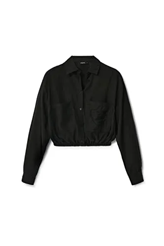 Desigual ▫️ Camisola de manga comprida preta, tamanho M para homem 5