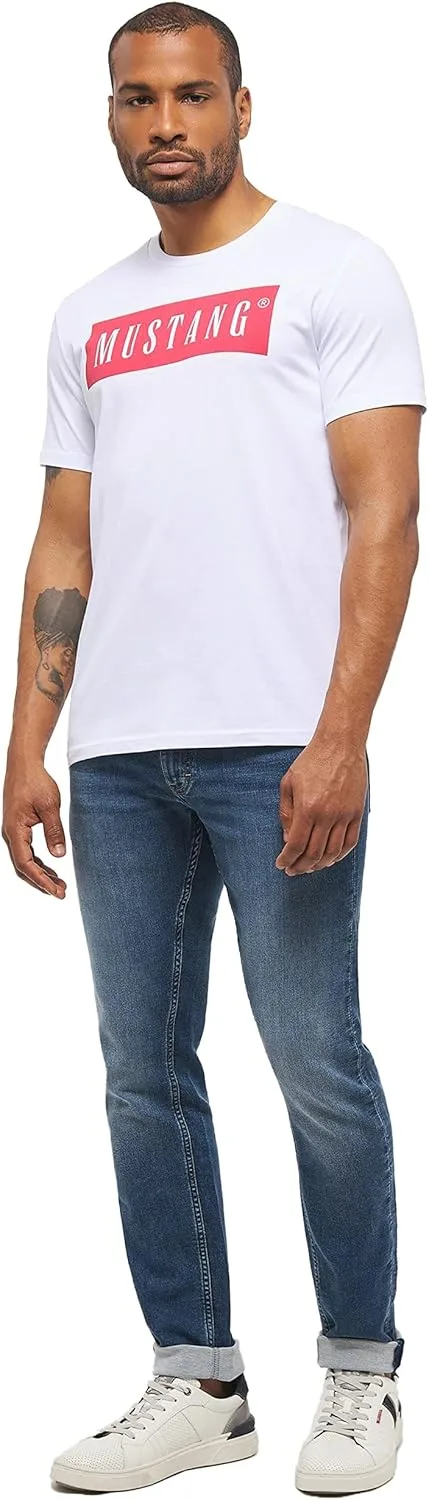 mustang ▫️ T-shirt Alex C Logo para homem 1013221 T-Shirt