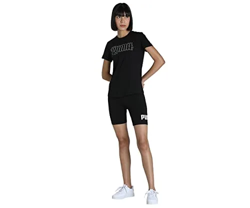 PUMA ▫️ Leggings Curtas com Logótipo ESS de 7 polegadas - Calças de treino para mulher 5