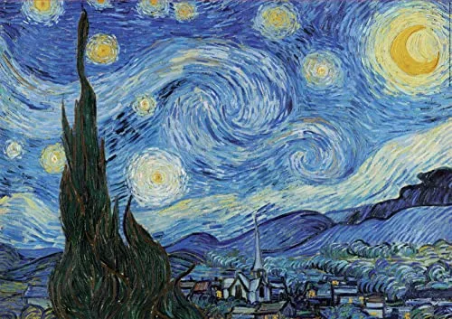 Educa ▫️ Puzzle de 1000 peças para adultos | A Noite Estrelada, Vincent Van Gogh. A partir dos 14 anos (19263) 2