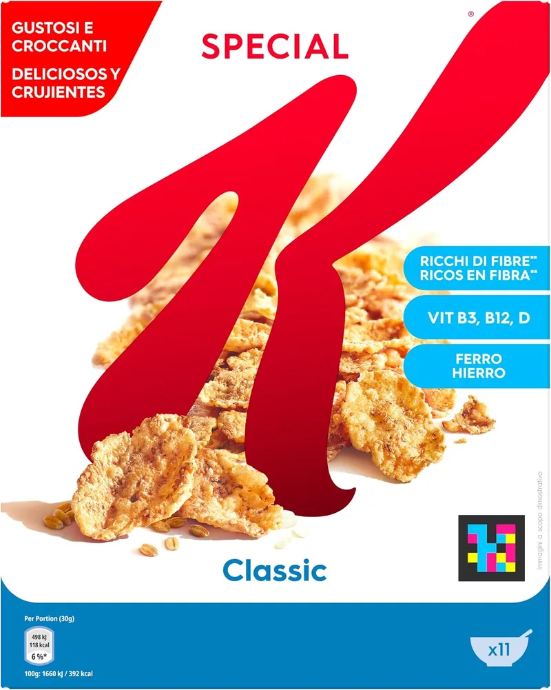 Kellogg's ▫️ Cereais de pequeno-almoço Special K Classic 335 g