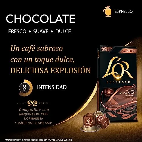 L'OR ▫️ Flavours Café Expresso com Chocolate | 100 cápsulas 3