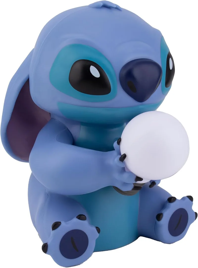 Paladone ▫️ Luz do Stitch - Produto oficial Lilo & Stitch, candeeiro colecionável da Disney, luz noturna decorativa para mesa de cabeceira