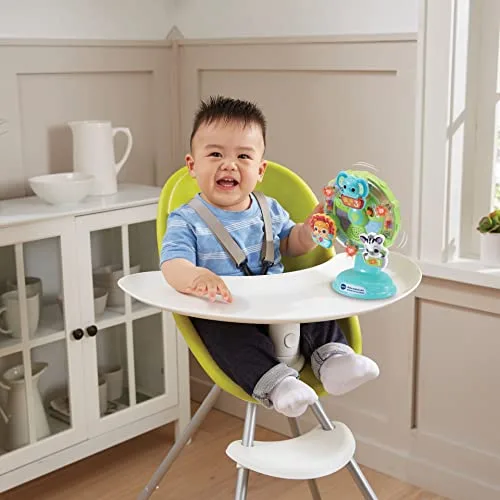 VTech ▫️ Roda Musical para Bebés «Aprende com os Animais», Brinquedo Educativo para a cadeira de alimentação, Presente para bebés a partir dos 6 meses, Inclui ventosa, Versão ESP 2