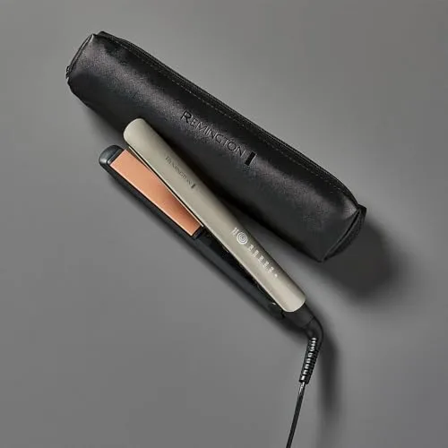 Remington ▫️ Alisador de cabelo com ecrã digital, 160-230 °C, sensor de proteção contra o calor para reduzir os danos capilares, revestimento cerâmico com queratina e óleo de amêndoa «Keratin Therapy», S8593 6