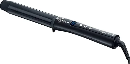 Remington ▫️ Modelador de Cabelo Pearl - Cerâmica Avançada com Pérola, Modelador de Cabelo com cilindro de 32 mm, Cria caracóis grandes e ondas suaves, Temperatura até 210 °C, Digital, Ponta fria - CI9533 2