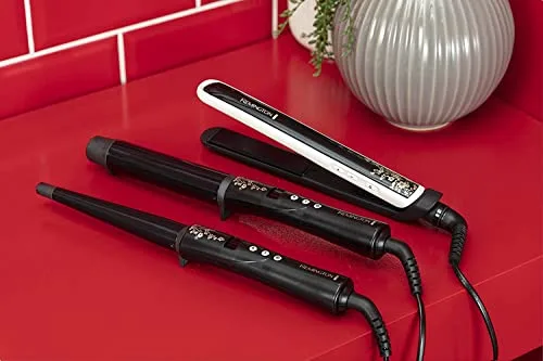 Remington ▫️ Modelador de Cabelo Pearl - Cerâmica Avançada com Pérola, Modelador de Cabelo com cilindro de 32 mm, Cria caracóis grandes e ondas suaves, Temperatura até 210 °C, Digital, Ponta fria - CI9533 5