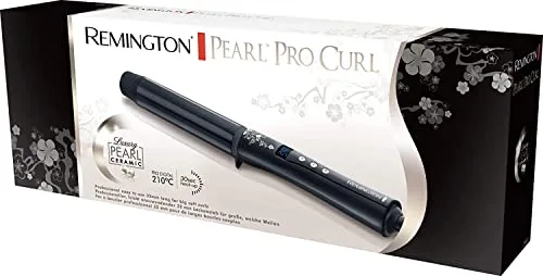 Remington ▫️ Modelador de Cabelo Pearl - Cerâmica Avançada com Pérola, Modelador de Cabelo com cilindro de 32 mm, Cria caracóis grandes e ondas suaves, Temperatura até 210 °C, Digital, Ponta fria - CI9533 6
