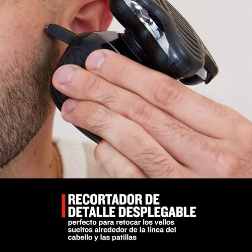 Remington ▫️ Máquina de barbear para homem com 5 cabeças: barbear em 2 min. Série Ultimate RX5, barbear até 0,2 mm, autonomia de 50 min, resistente à água, lâminas flexíveis, bolsa de viagem XR1501 4