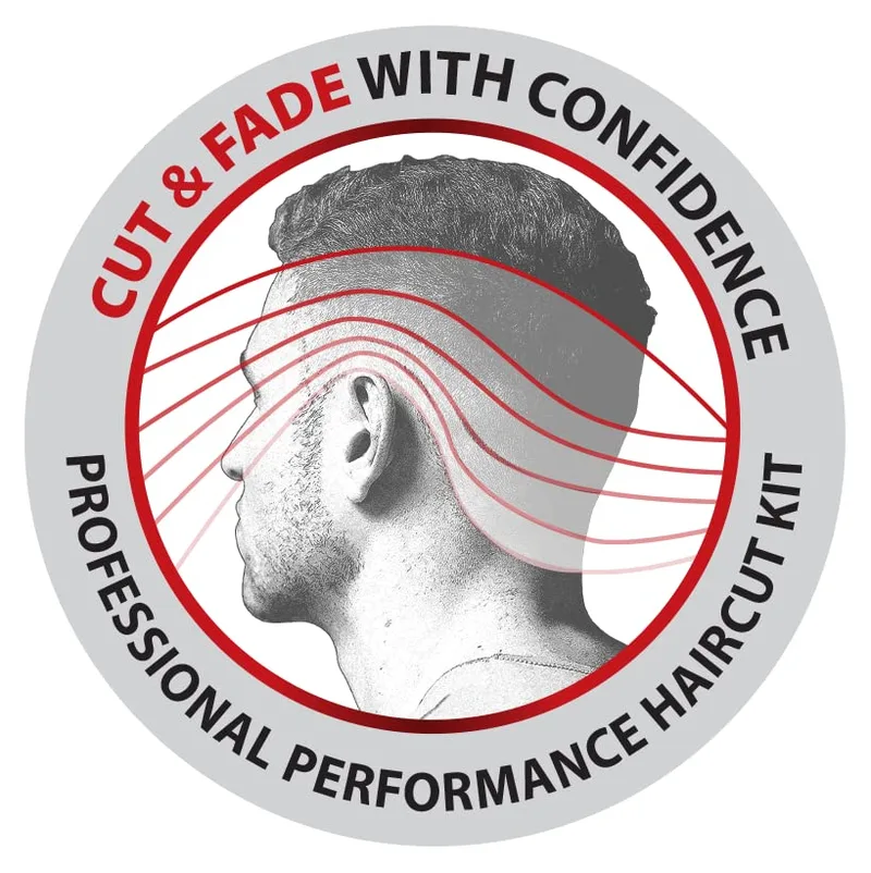 Remington ▫️ Máquina de cortar cabelo Easy Fade Pro, máquina de cortar cabelo com fio e sem fios, lâminas em aço de qualidade japonesa, 10 pentes de degradê e 9 pentes fixos, autonomia de 120 minutos, indicador LED - HC550 2