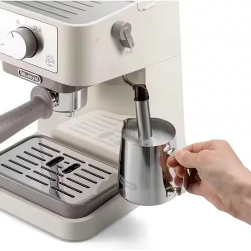 De'Longhi ▫️ Stilosa - Máquina de café expresso manual com bocal manual para espuma de leite 3