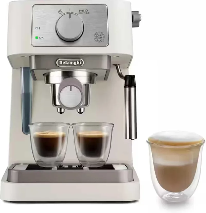 De'Longhi ▫️ Stilosa - Máquina de café expresso manual com bocal manual para espuma de leite